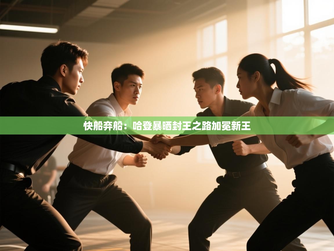 快船弃船：哈登暴晒封王之路加冕新王